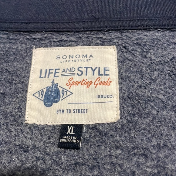Sonoma Life Style Sporting Goods Gym to Street XL made in the Philippines. Navy - Picture 8 of 13